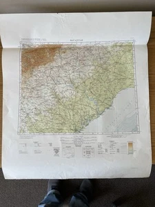 Vintage USGS Savannah South  North Carolina Georg 1952 Topographic Map 1:1000000 - Picture 1 of 1