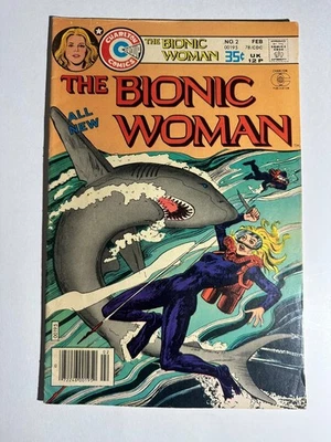 The Bionic Woman #2 ~ Lindsay Wagner ~ Charlton Comics Group 1978  F/VF- - Image 1 of 2