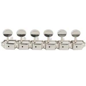 Musiclily Nickel Vintage 6 Inline Split Shaft GuitarTuning Peg Machine Head Set - Picture 1 of 2