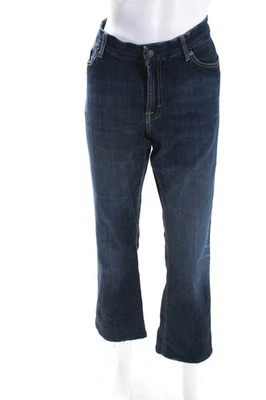 Escada Sport Womens Kristy Mid Rise Boot Cut Jeans Pants Dark Blue Size EU 42 - Image 1 of 4