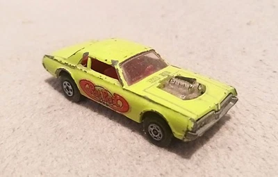 1970 Matchbox Lesney Superfast No. 62 Mercury Cougar Lime Green Rat Rod - Image 1 of 4
