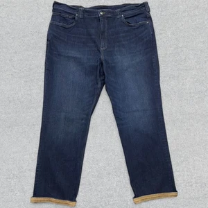 Duluth Jeans Men's 42x32 Blue Denim Ballroom Double Flex Straight Relaxed Fit - Picture 1 of 14