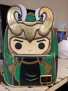 Marvel Comics Loki Pop! by Loungefly Mini Backpack Bag Loungefly - Picture 1 of 6