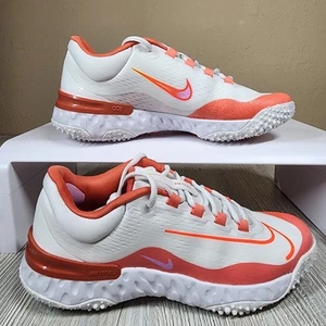 Nike Alpha Huarache Elite 4 Césped Softbol Naranja Mujer Talla 8 Nuevo FD2746-101 - Imagen 1 de 7