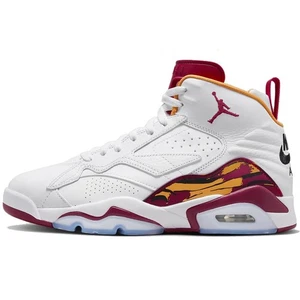 NIKE Jumpman MVP Men's Shoes (DZ4475-168, White/Vivid Orange/Black/Cardinal Red) - Picture 1 of 6