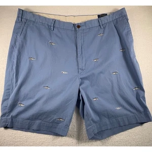 Polo Ralph Lauren Shorts Herren 44B blau Haie Muster leichte Chino Big Classic - Bild 1 von 8