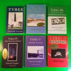 TYBEE Complete Series 1,2,3,4,5,6 SIGNED by Edward Vaughn First Edition Printing - Picture 1 of 12