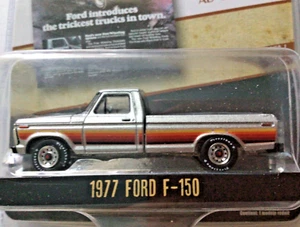 Greenlight 1:64 1977 FORD F-150 pickup truck SILVER VINTAGE AD Series 4 diecast - Picture 1 of 5