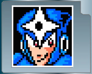 SHADOW MAN Mugshot Sprite from MEGA MAN Vinyl Decal #1 Car Truck Laptop Sticker - Picture 1 of 1