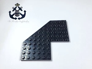 LEGO 1990s Space Black Wedge Plate 10 x 10 Corner 2401 Aquazone Blacktron 6939 - Picture 1 of 1