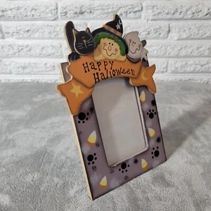 Marco de fotos feliz Halloween 4,5x6" espantapájaros de pie libre decoración del hogar - Imagen 1 de 9