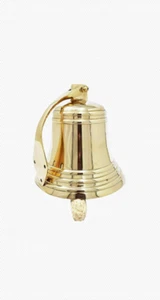 Campana Colgante Latón Exterior Barco Campana Barcos Marinos Campana Latón Náutica - Imagen 1 de 6