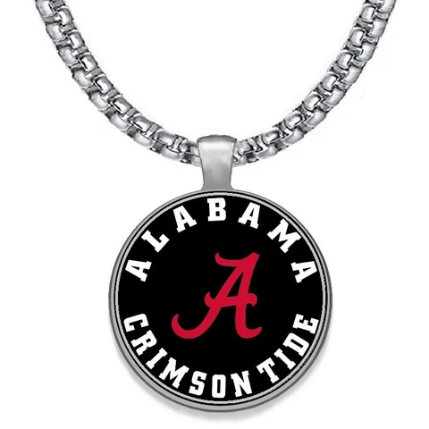 Special Large Alabama Crimson Tide Mens 24" Pendant Necklace FREE SHIP' D30 Cover