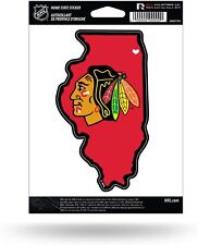 Chicago Blackhawks 5 Inch Sticker Decal, Home State Design, Flat Vinyl, Full...