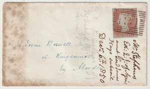 1850 4 RAND 1d EDINBURGH = 131= + UDCs LONDON STREET & MARYCULTER (ANKUNFT) - Bild 1 von 2