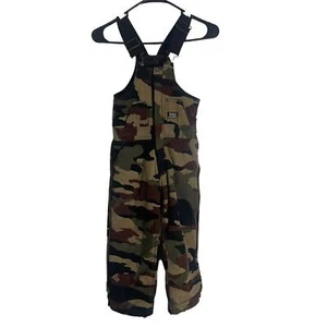 Walls Youth Boys Size Small Camoflauge Workwear Outdoor Snow Waterproof Overalls - Picture 1 of 8
