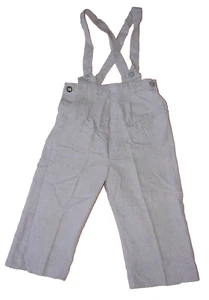 Authentische Vintage 50er Jahre Danny Dare Jungen Strapshose, Größe 2, grau - Bild 1 von 7