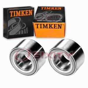 2 pc Timken Front Wheel Bearings for 2004-2010 Toyota Sienna Axle Drivetrain ez
