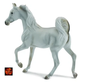 Arabische arabische Stute graues Pferdespielzeug Modellfigur von CollectA 88476 Neu - Bild 1 von 2