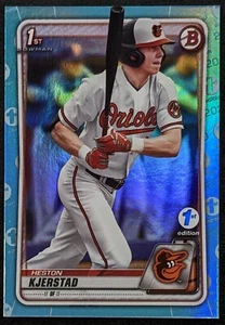 Tarjeta Orioles Heston Kjerstad 2020 Topps Bowman Draft primera edición lámina azul cielo - Imagen 1 de 2