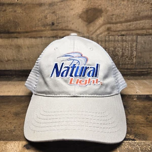 Natural Light Snapback Mütze Mesh bestickt Bier Kappe grau One Size - Bild 1 von 7