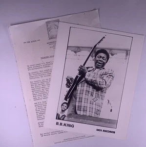 B.B.King Press Release And Photo Original Midnight Believer 1978 - Picture 1 of 13