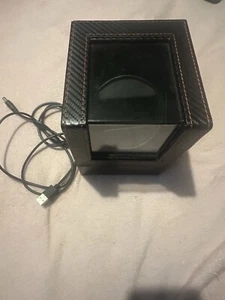 Automatic Watch Winder Display Case Rotating Storage Organizer Single Quiet Box - Picture 1 of 5