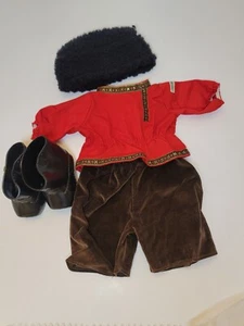 COMPLETE Vintage Cabbage Patch Kids Red & Brown World Traveler Russia Outfit  - Picture 1 of 5
