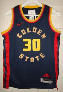 Youth Stephen Curry Nike Golden State Warriors City Edition Swingman Jersey $100 - Picture 1 of 8