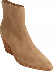 Calvin Klein Fallone Women's Casual Bootie Light Natural Suede US Size 9.5 M - Picture 1 of 5
