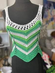 Knitted top  made in Italy 100% Cotton - Picture 1 of 1