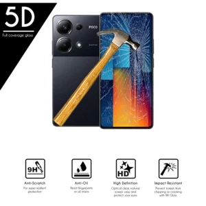 PROTECTOR PANTALLA 5D PARA XIAOMI POCO M6 PRO 4G 6.67" CRISTAL VIDRIO TEMPLADO - Picture 1 of 1