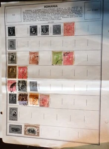 Großes Rumänien Briefmarken Lot auf verschiedenen Seiten - Bild 1 von 12