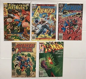 AVENGERS LOT #84, 183, 305, ANNUAL #13 & X-MEN 181 - Picture 1 of 10