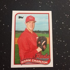 Norm Charlton 1989 Topps Baseball #737 MLB Cincinnati Reds Pitcher