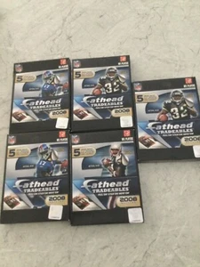 2008 NFL Flathead Tradeables Inaugural Edition Sealed Packs (5) - Bild 1 von 2