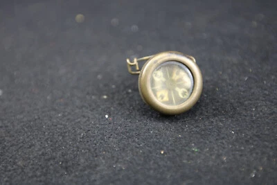 Prendedor de brújula de latón de mármol Gladstone Michigan de colección funcionando EE. UU. Envío y devolución gratuitos Foto 1 de 4