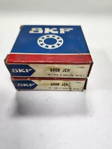 Lot of 2 SKF 6008 JEM Bearing - New Old Stock - Picture 1 of 2