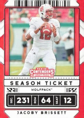 2020 Panini Contenders Draft Picks #44 Jacoby Brissett - Image 1 of 2