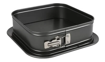 Backform 24x24cm Backblech Kuchenform Tortenform Antihaftbeschichtung schwarz  - Bild 1 von 4