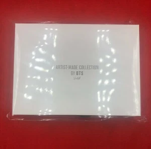 BTS SUGA Artist Made Collection GUITAR PICK NECKLACE SILVER BLACK FULL SET DHL - Picture 1 of 12