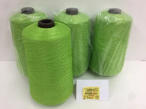 A & E Wildcat Plus Tex35, Lime Frappe 32569, 4ea/16oz Textured Polyester Thread - Picture 1 of 5