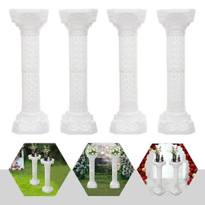 4 Pcs Set Elegant Wedding Roman Column Tall Pillars Event Decorative Columns - Picture 1 of 21