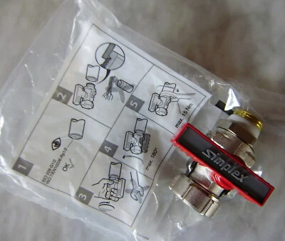 simplex Kugelhahn Durchgang 1/2" neu - Bild 1 von 3