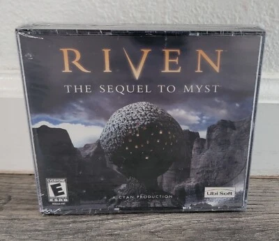 RIVEN THE SEQUEL TO MYST FOR PC MAC COMPUTER VIDEO GAME GAMING SEALED - Image 1 of 4
