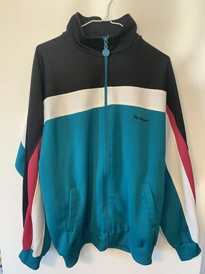Винтажная спортивная куртка MacGregor мужская XL Colorblock Full Zip Смесь полиэстера  - Изображение 1 из 4