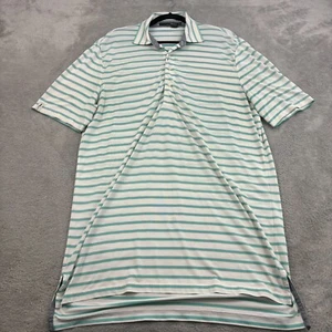 RLX Ralph Lauren Poloshirt Herren M weiß blau gestreift Golf Country Club Freizeit - Bild 1 von 20