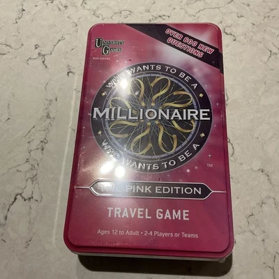 Who Wants To Be A Millionaire The Pink Edition Travel Card Game brand new - Image 1 of 2