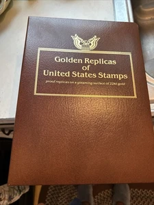 Goldene Repliken von Briefmarken USA 2000, 2001, 1999 ect. 2 Bücher - Bild 1 von 8