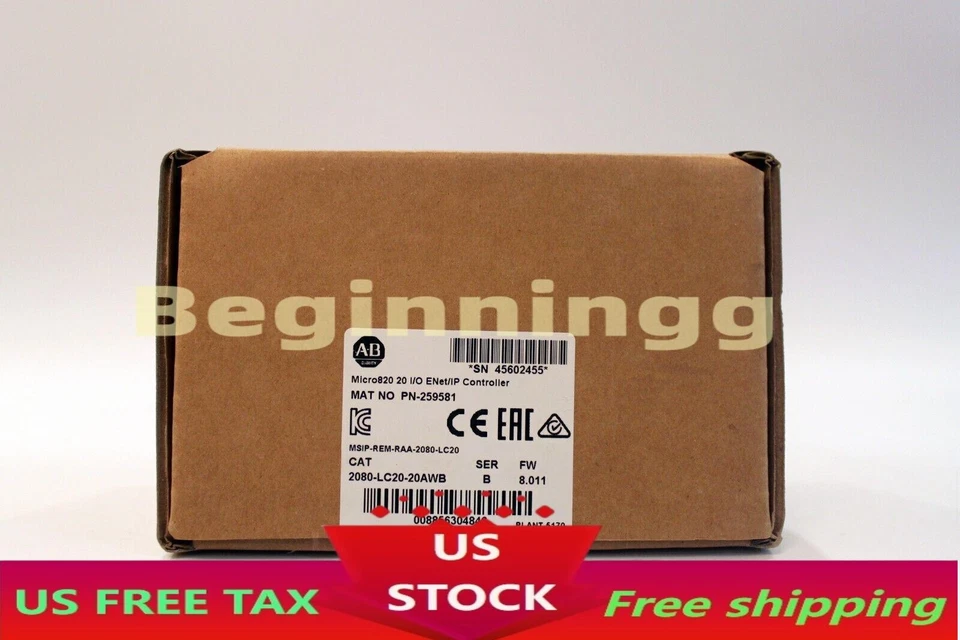 NEW Allen Bradley 2080-LC20-20AWB Micro820 20 I/O ENet/IP Controller UPS Shippin - Image 1 of 2